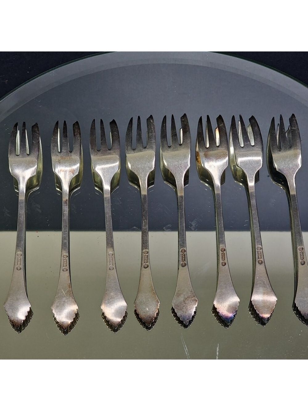 Gero 90 Collectible Forks Set Of 8pcs 5.5inch Netherlands - Picture 12 of 13
